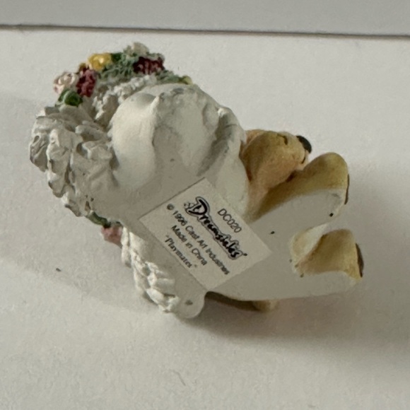 Dreamsicle Collectible Cherub with Teddy Bear “Playmates” - Picture 3 of 5